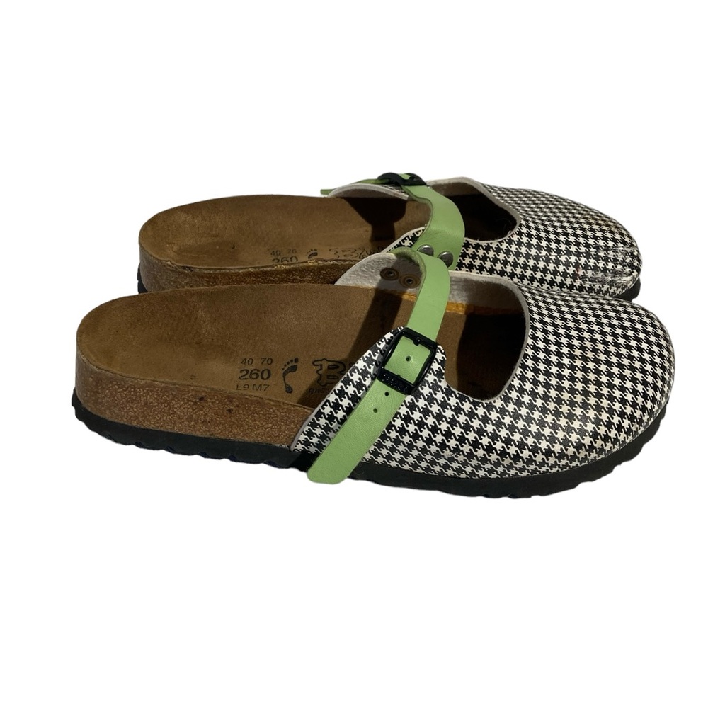 Birkie’s Houndstooth MaryJanes slip on sandals size 9.5 40 uk - Picture 10 of 11